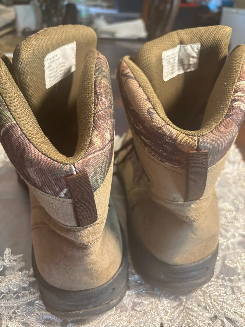 Gander Mountain Kids' Camo Brown Lace-Up Hiking Boots